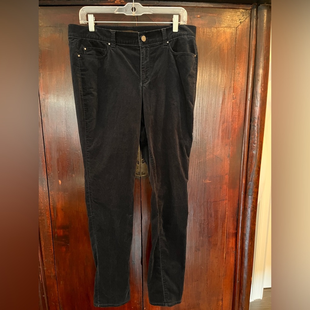 Ann Taylor Navy Velvet Jeans-Size 12